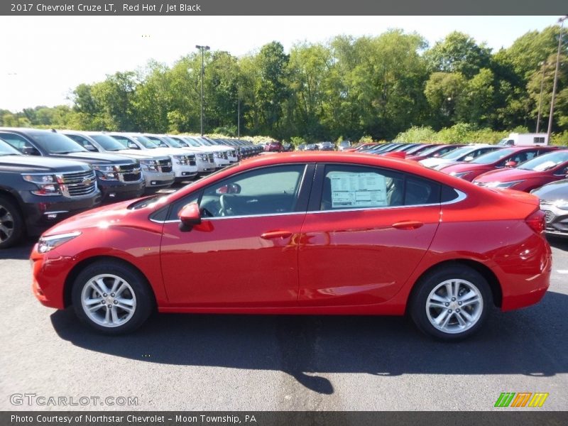 Red Hot / Jet Black 2017 Chevrolet Cruze LT