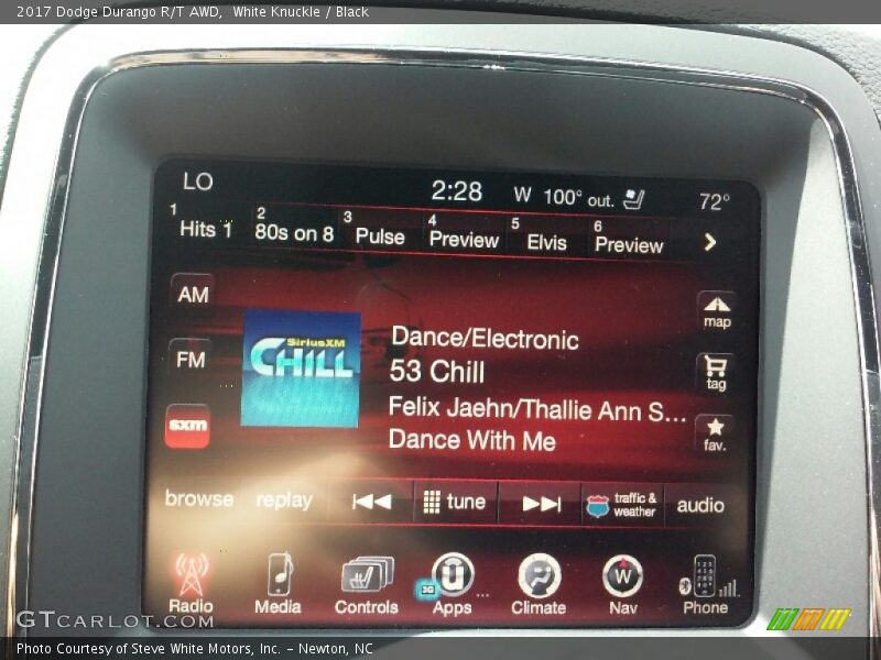 White Knuckle / Black 2017 Dodge Durango R/T AWD