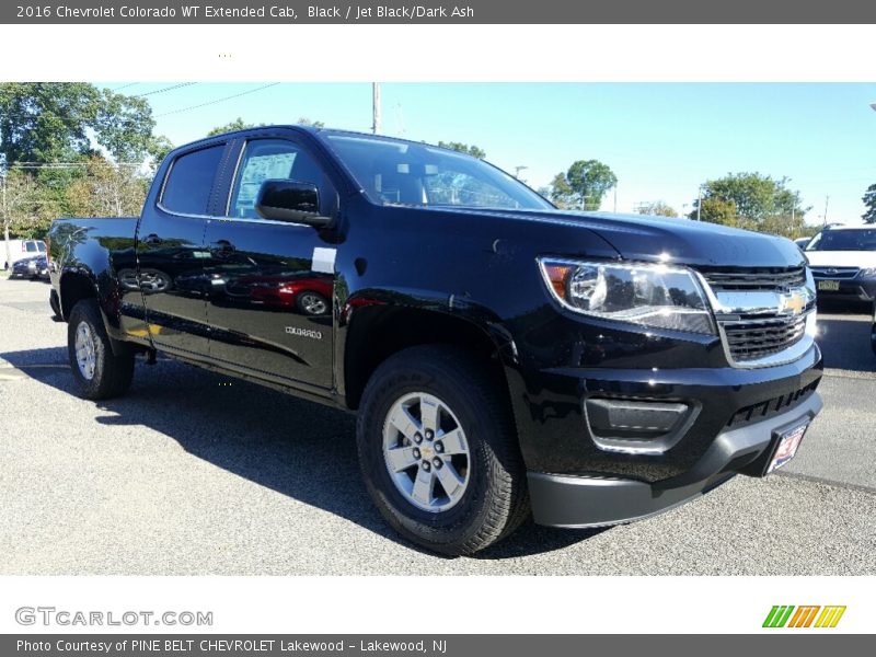 Black / Jet Black/Dark Ash 2016 Chevrolet Colorado WT Extended Cab