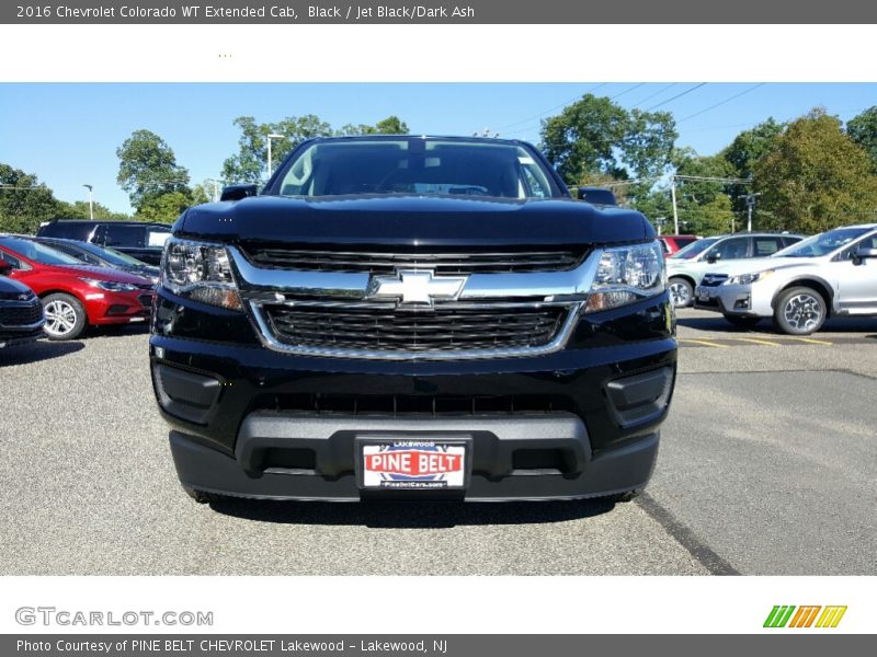 Black / Jet Black/Dark Ash 2016 Chevrolet Colorado WT Extended Cab