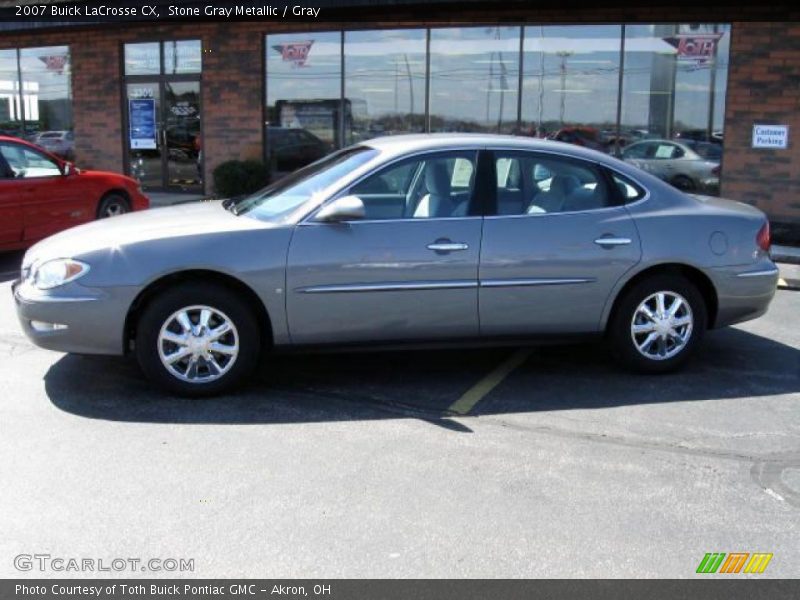 Stone Gray Metallic / Gray 2007 Buick LaCrosse CX