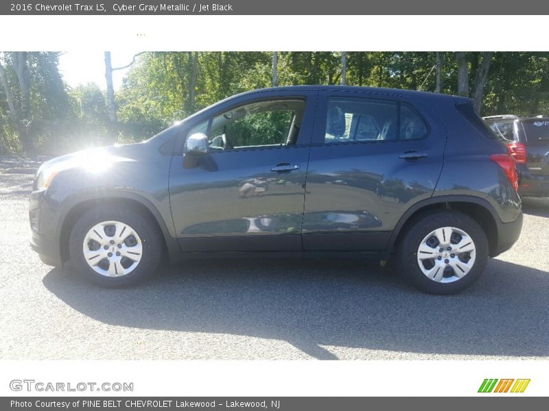 Cyber Gray Metallic / Jet Black 2016 Chevrolet Trax LS