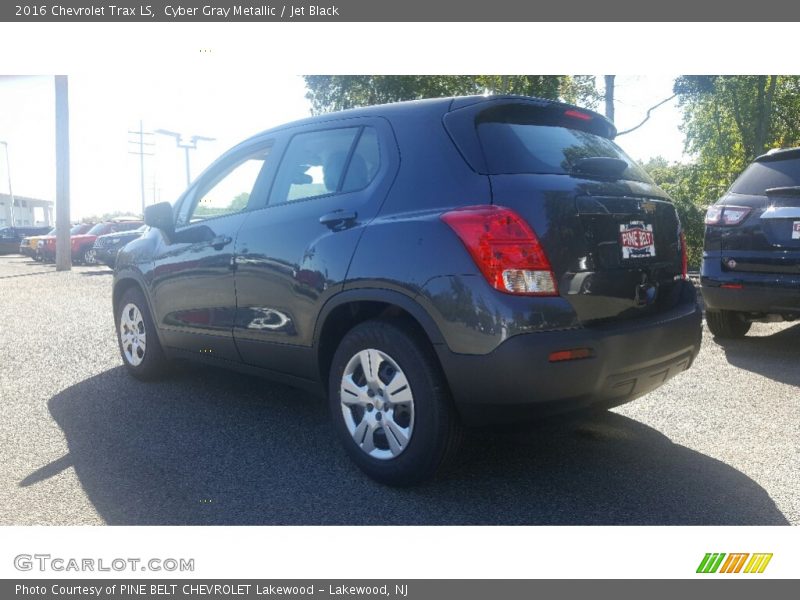 Cyber Gray Metallic / Jet Black 2016 Chevrolet Trax LS