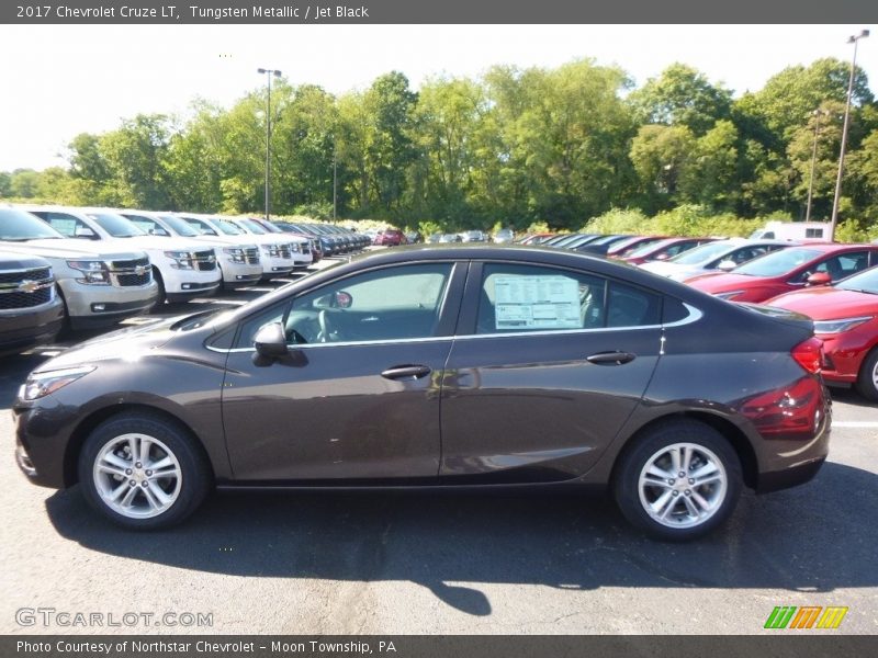Tungsten Metallic / Jet Black 2017 Chevrolet Cruze LT