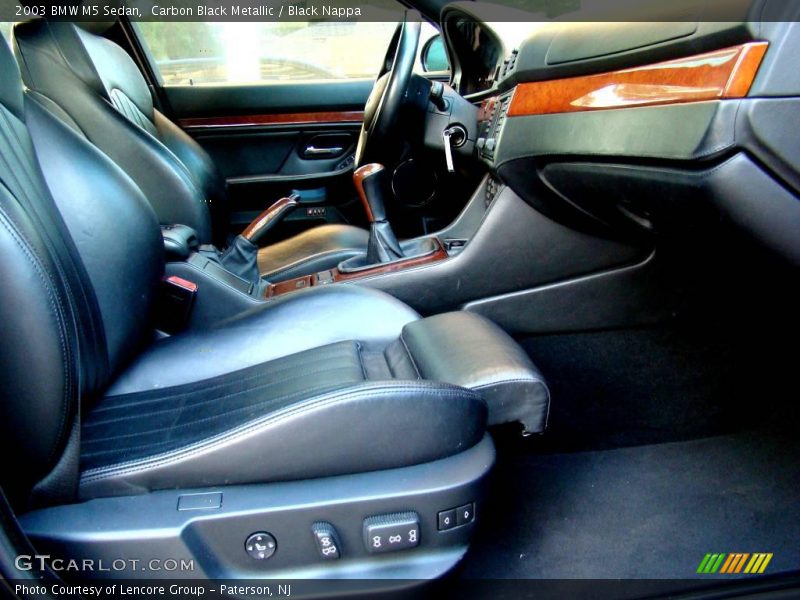 Carbon Black Metallic / Black Nappa 2003 BMW M5 Sedan
