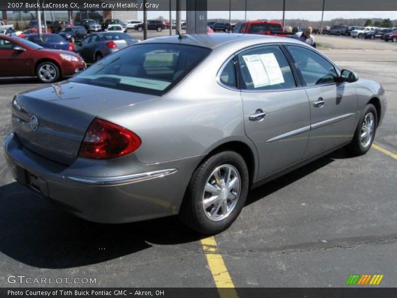 Stone Gray Metallic / Gray 2007 Buick LaCrosse CX