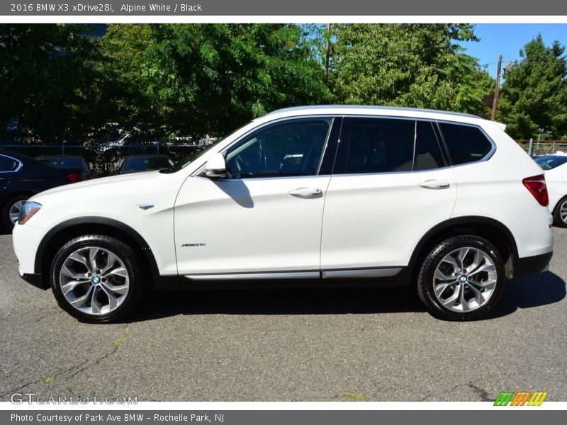 Alpine White / Black 2016 BMW X3 xDrive28i