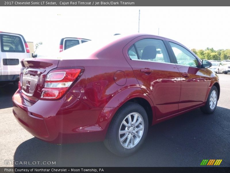 Cajun Red Tintcoat / Jet Black/Dark Titanium 2017 Chevrolet Sonic LT Sedan