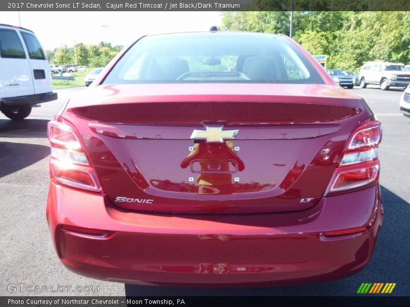 Cajun Red Tintcoat / Jet Black/Dark Titanium 2017 Chevrolet Sonic LT Sedan