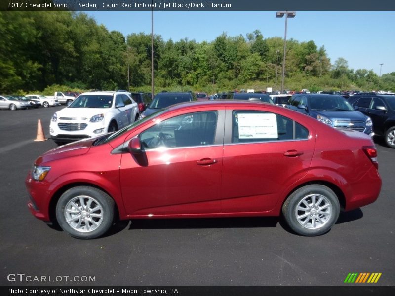  2017 Sonic LT Sedan Cajun Red Tintcoat