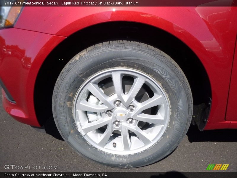 Cajun Red Tintcoat / Jet Black/Dark Titanium 2017 Chevrolet Sonic LT Sedan