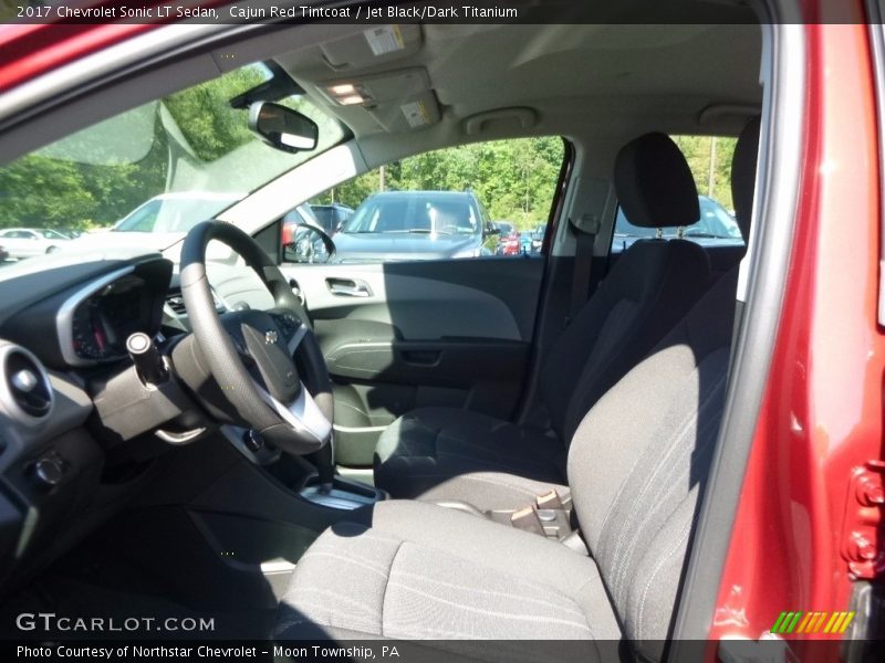 Cajun Red Tintcoat / Jet Black/Dark Titanium 2017 Chevrolet Sonic LT Sedan