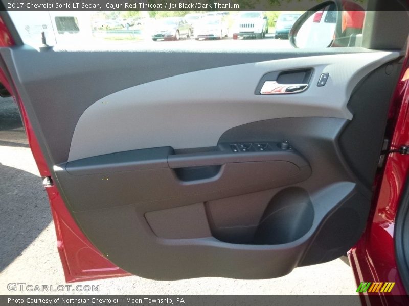 Cajun Red Tintcoat / Jet Black/Dark Titanium 2017 Chevrolet Sonic LT Sedan