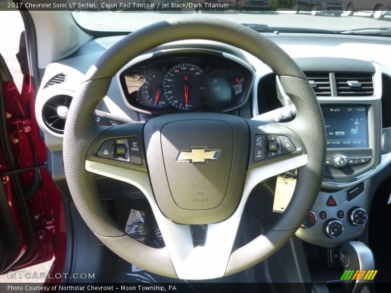 Cajun Red Tintcoat / Jet Black/Dark Titanium 2017 Chevrolet Sonic LT Sedan