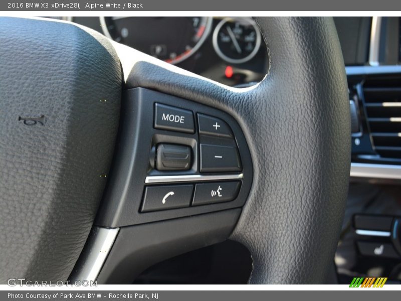 Alpine White / Black 2016 BMW X3 xDrive28i