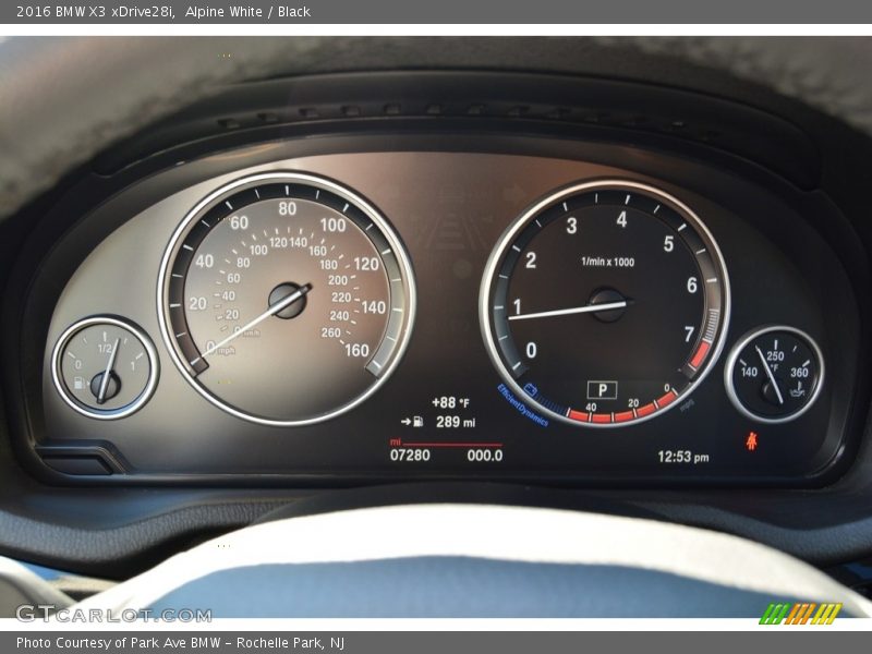 Alpine White / Black 2016 BMW X3 xDrive28i