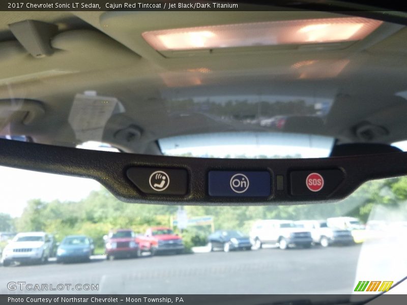 Cajun Red Tintcoat / Jet Black/Dark Titanium 2017 Chevrolet Sonic LT Sedan