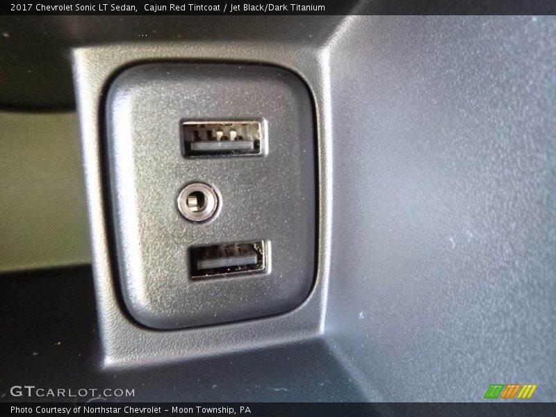 Cajun Red Tintcoat / Jet Black/Dark Titanium 2017 Chevrolet Sonic LT Sedan