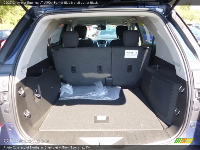 Patriot Blue Metallic / Jet Black 2017 Chevrolet Equinox LT AWD