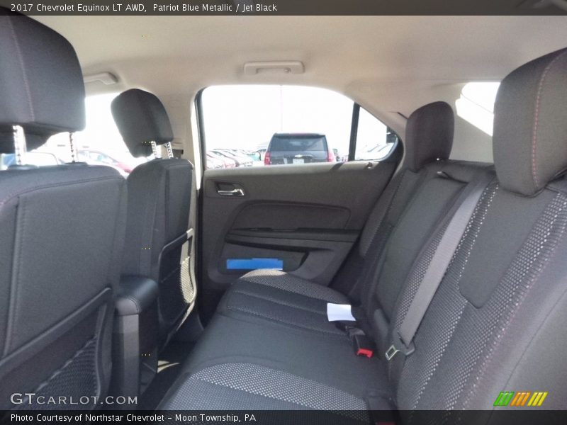 Patriot Blue Metallic / Jet Black 2017 Chevrolet Equinox LT AWD