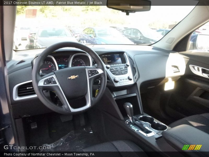 Patriot Blue Metallic / Jet Black 2017 Chevrolet Equinox LT AWD