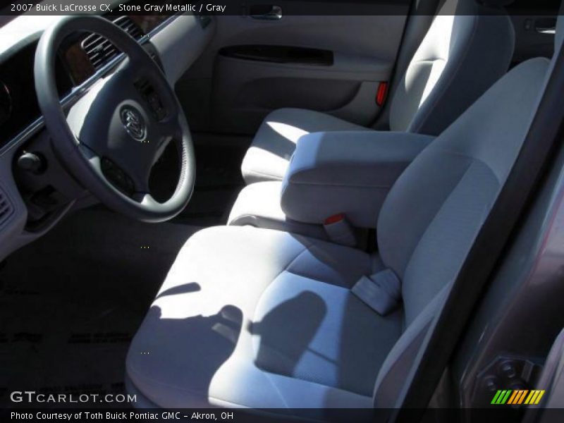Stone Gray Metallic / Gray 2007 Buick LaCrosse CX