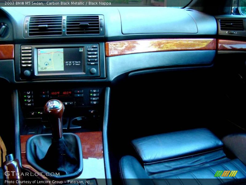 Carbon Black Metallic / Black Nappa 2003 BMW M5 Sedan