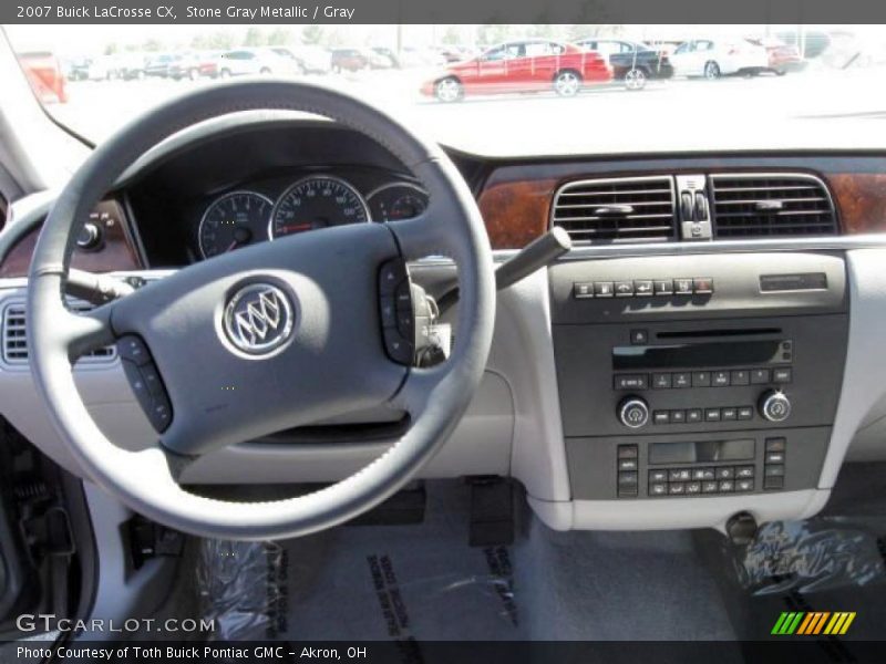 Stone Gray Metallic / Gray 2007 Buick LaCrosse CX