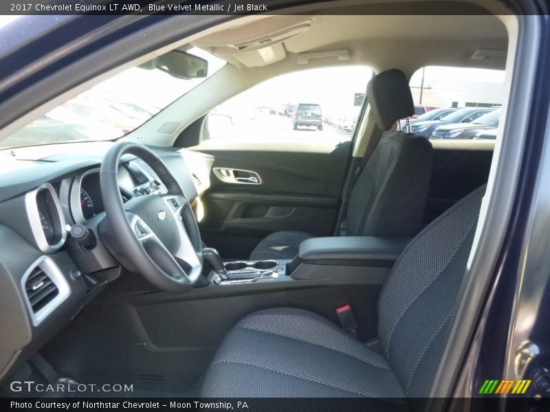 Blue Velvet Metallic / Jet Black 2017 Chevrolet Equinox LT AWD