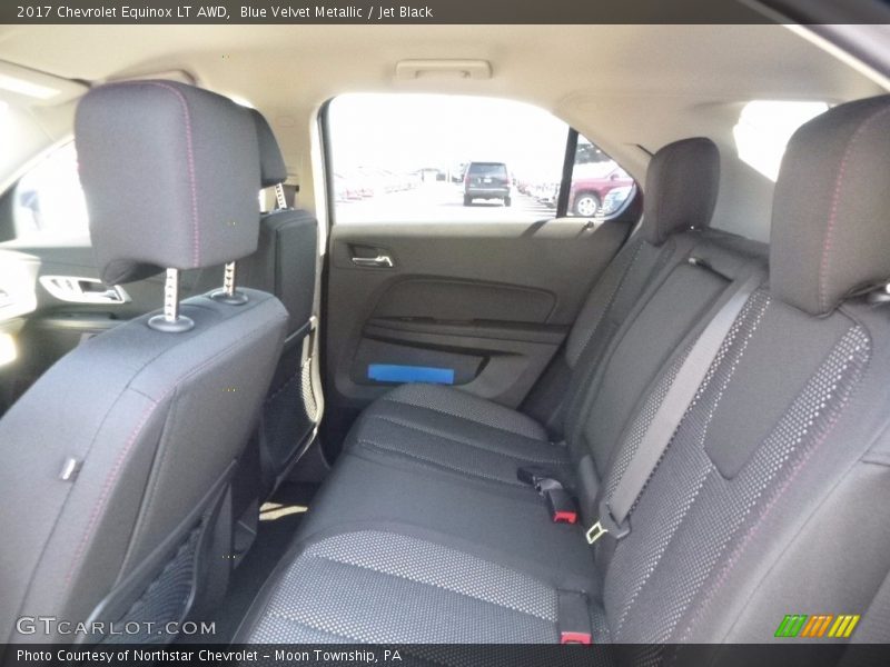 Blue Velvet Metallic / Jet Black 2017 Chevrolet Equinox LT AWD