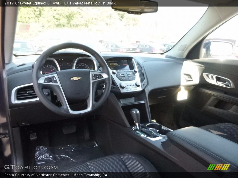 Blue Velvet Metallic / Jet Black 2017 Chevrolet Equinox LT AWD