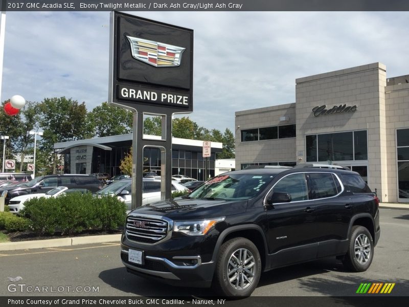 Ebony Twilight Metallic / Dark Ash Gray/Light Ash Gray 2017 GMC Acadia SLE
