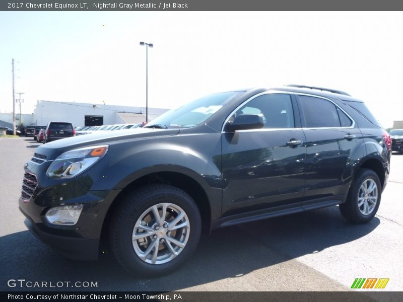 Nightfall Gray Metallic / Jet Black 2017 Chevrolet Equinox LT