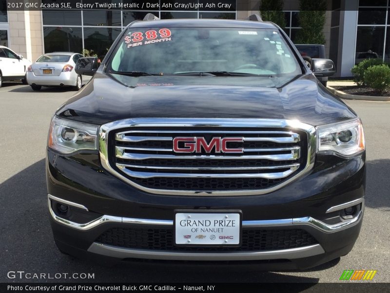 Ebony Twilight Metallic / Dark Ash Gray/Light Ash Gray 2017 GMC Acadia SLE