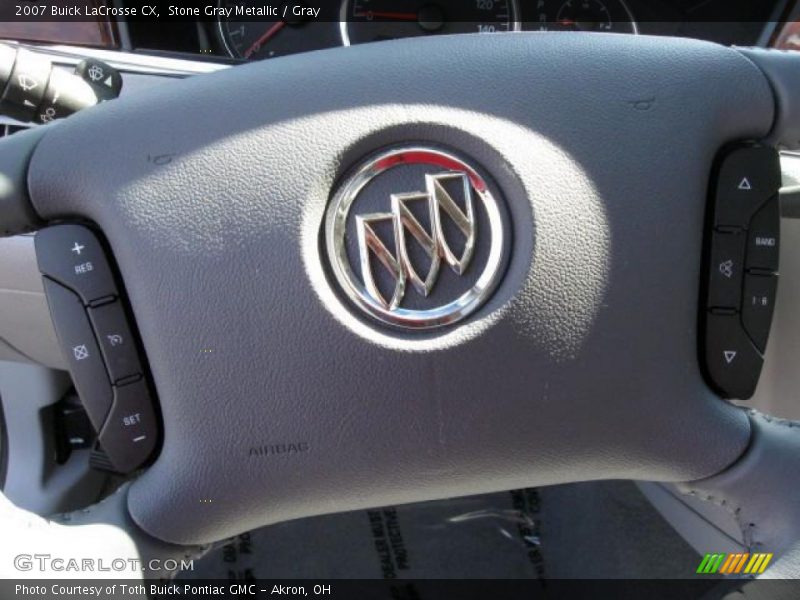 Stone Gray Metallic / Gray 2007 Buick LaCrosse CX