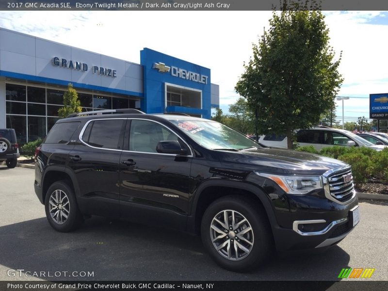 Ebony Twilight Metallic / Dark Ash Gray/Light Ash Gray 2017 GMC Acadia SLE