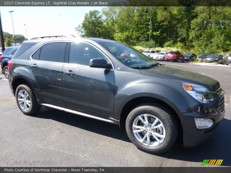Nightfall Gray Metallic / Jet Black 2017 Chevrolet Equinox LT