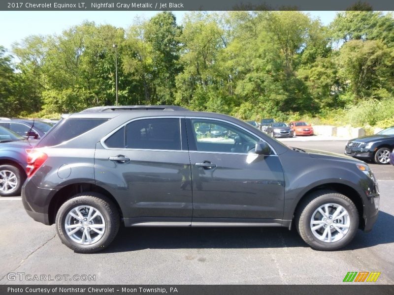 Nightfall Gray Metallic / Jet Black 2017 Chevrolet Equinox LT