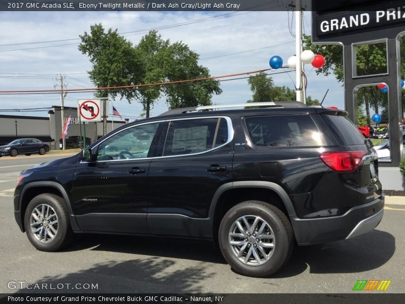 Ebony Twilight Metallic / Dark Ash Gray/Light Ash Gray 2017 GMC Acadia SLE