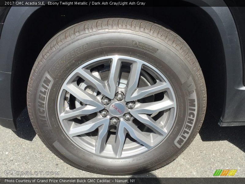 Ebony Twilight Metallic / Dark Ash Gray/Light Ash Gray 2017 GMC Acadia SLE