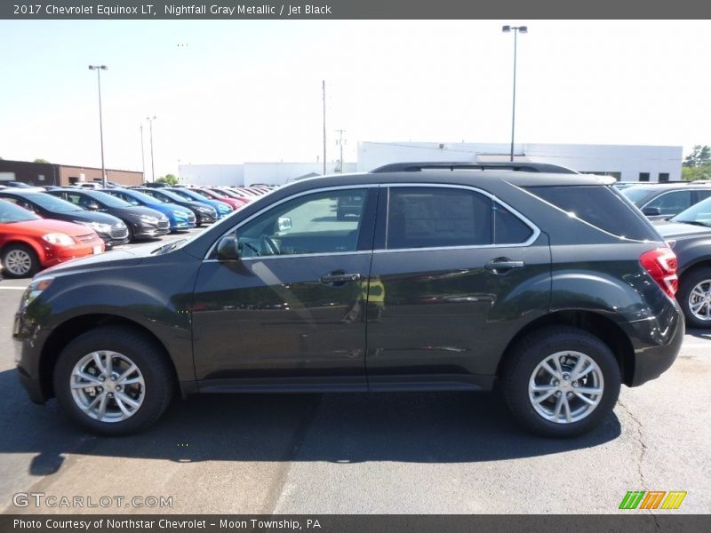 Nightfall Gray Metallic / Jet Black 2017 Chevrolet Equinox LT