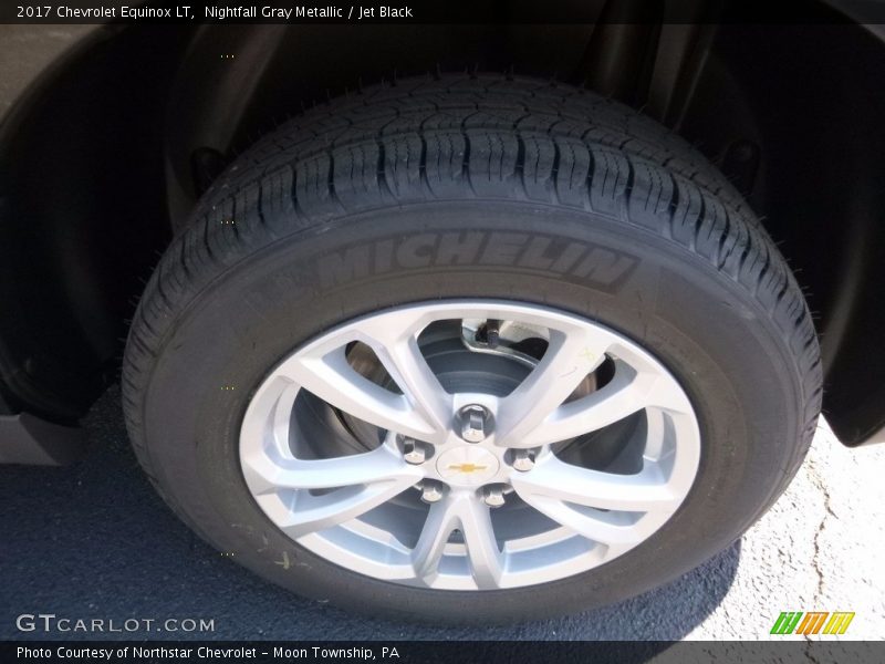 Nightfall Gray Metallic / Jet Black 2017 Chevrolet Equinox LT