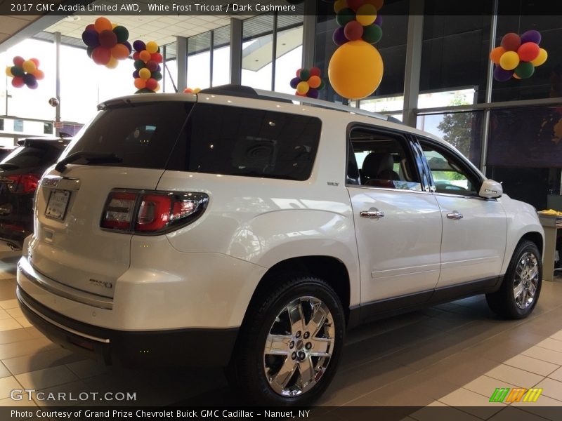 White Frost Tricoat / Dark Cashmere 2017 GMC Acadia Limited AWD