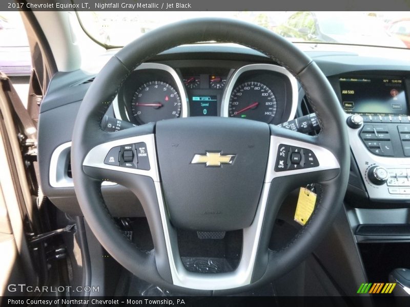 Nightfall Gray Metallic / Jet Black 2017 Chevrolet Equinox LT