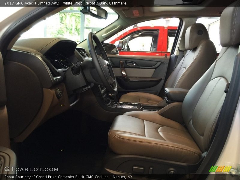 White Frost Tricoat / Dark Cashmere 2017 GMC Acadia Limited AWD