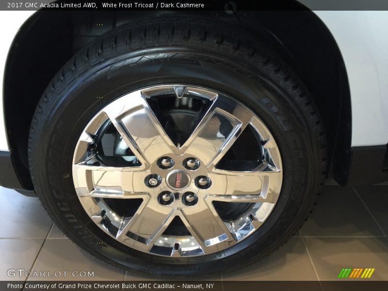 White Frost Tricoat / Dark Cashmere 2017 GMC Acadia Limited AWD
