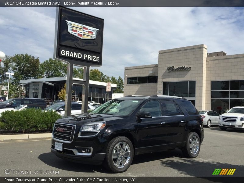 Ebony Twilight Metallic / Ebony 2017 GMC Acadia Limited AWD