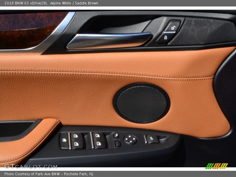 Alpine White / Saddle Brown 2016 BMW X3 xDrive28i