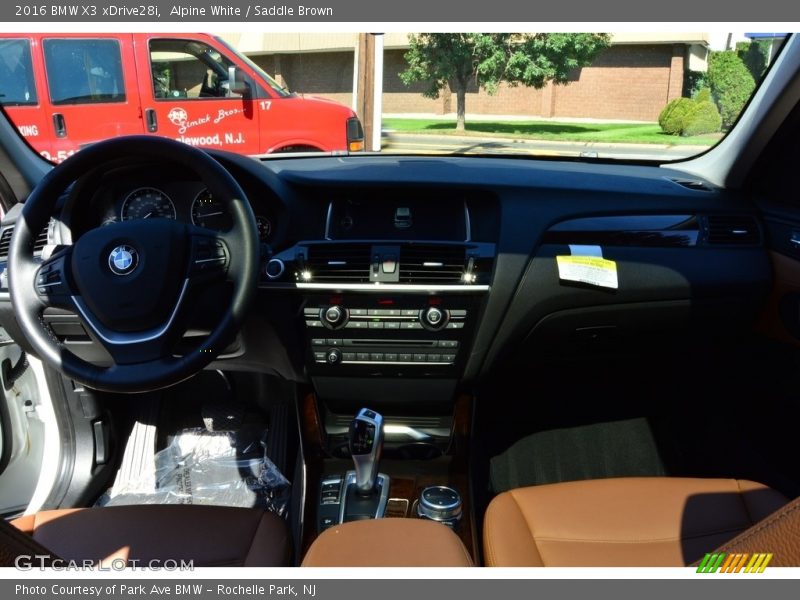 Alpine White / Saddle Brown 2016 BMW X3 xDrive28i