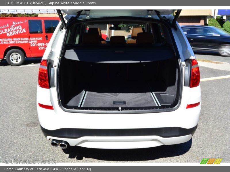 Alpine White / Saddle Brown 2016 BMW X3 xDrive28i